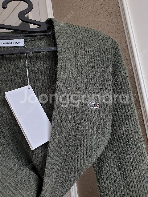 라코스테 가디건 매장 정품 새상품 반값이하 여성 로브 ...--0
