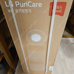 LG PuriCare 360 공기청정기 AS283DWFL 미개봉 직거래