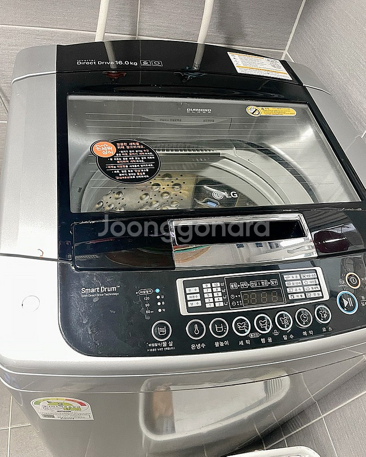 엘지세탁기 통돌이 16kg 판매합니다.--1