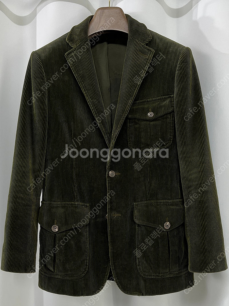 00's 폴로 랄프로렌 올리브 코듀로이 헌팅 필드자켓 ...--0