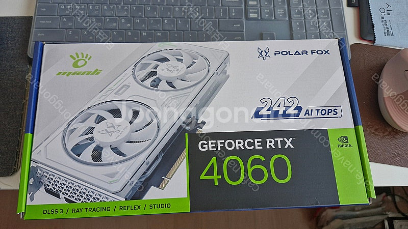 MANLI 지포스 RTX 4060 Polar Fox D...--0