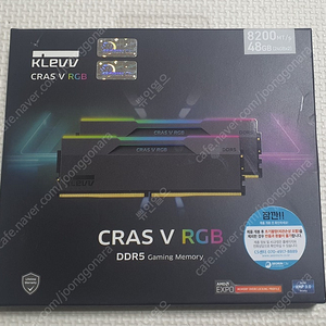 [국내정품 풀박스] KLEVV CRAS V RGB DDR5-8200 (24GB x 2개)