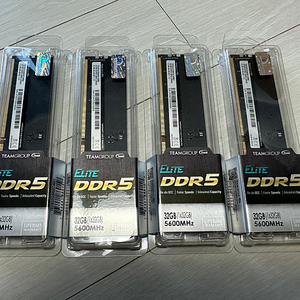 PC용 램(RAM) DDR5 32G - 4개 (미개봉) 판매