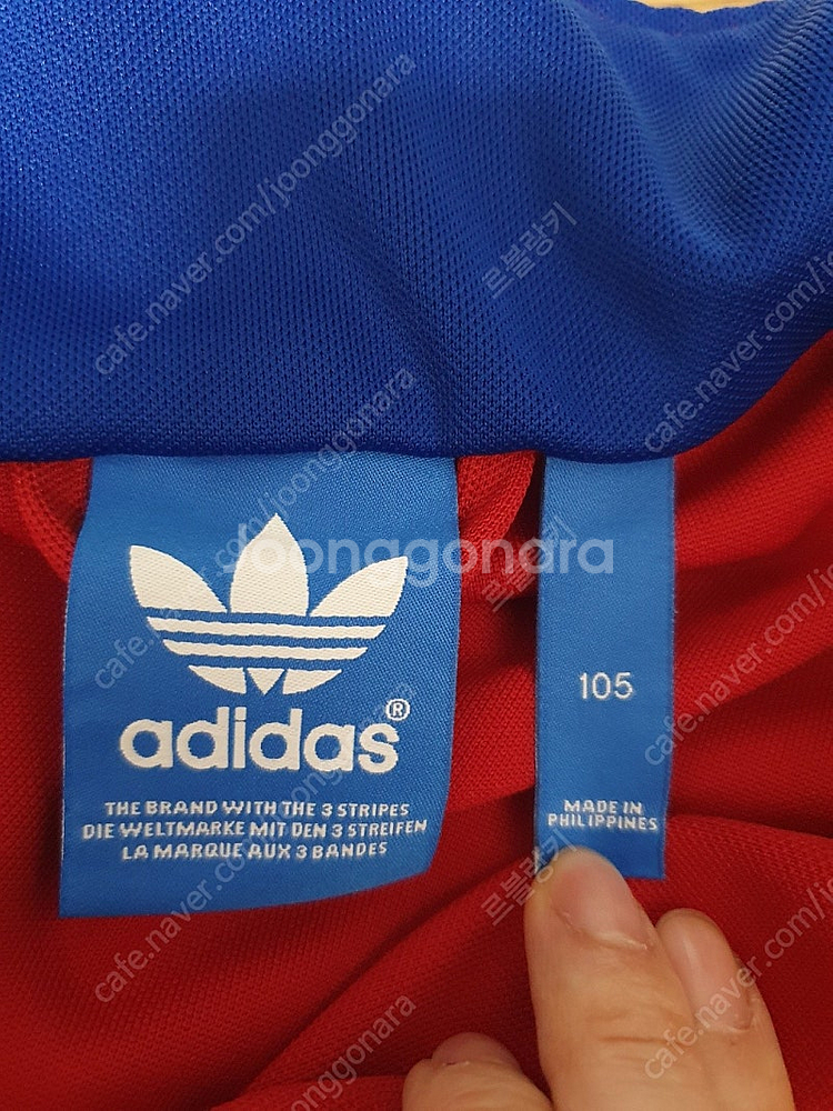 1 무료배송 아디다스 져지 파이어버드 트랙탑 레드 딥블...--5