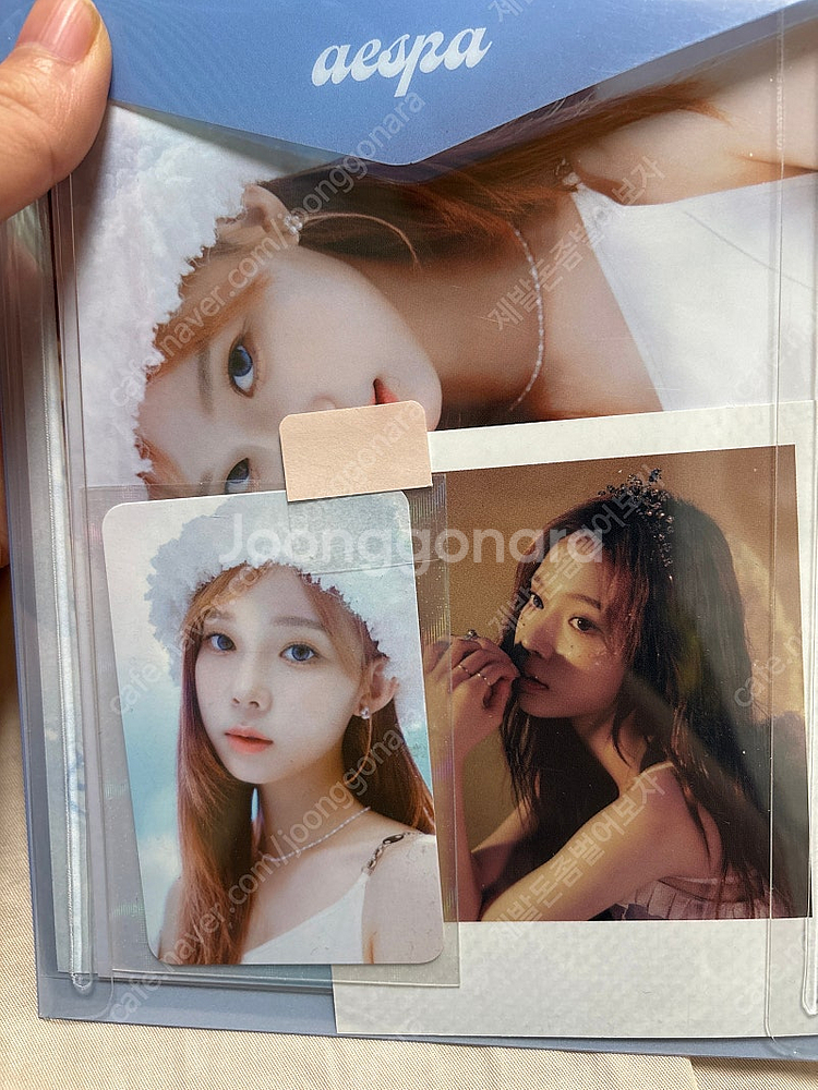 에스파 굿즈모음 팝니다(앨범,포카,포스터)+윈터 포토팩--3