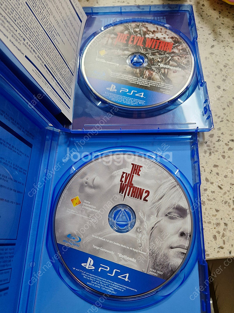 Ps4 이블위딘1,2 일괄판매(택포)--1