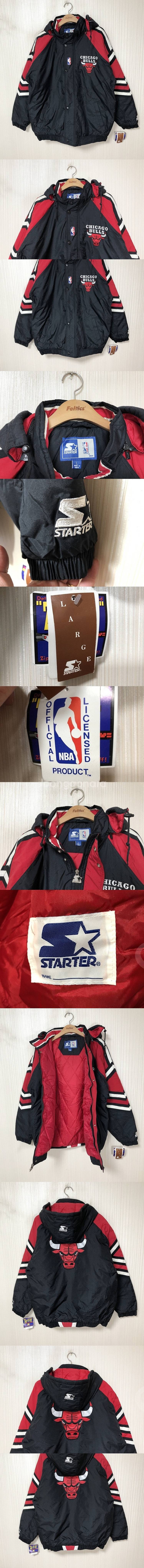 NBA 스타터(STARTER) 시카고불스 올드자켓 L--0