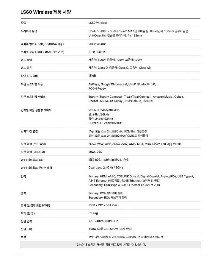 KEF LS60 Wireless 스피커--3