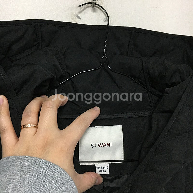 SJ wani 손정완 퀼팅 구스 롱패딩 88--1