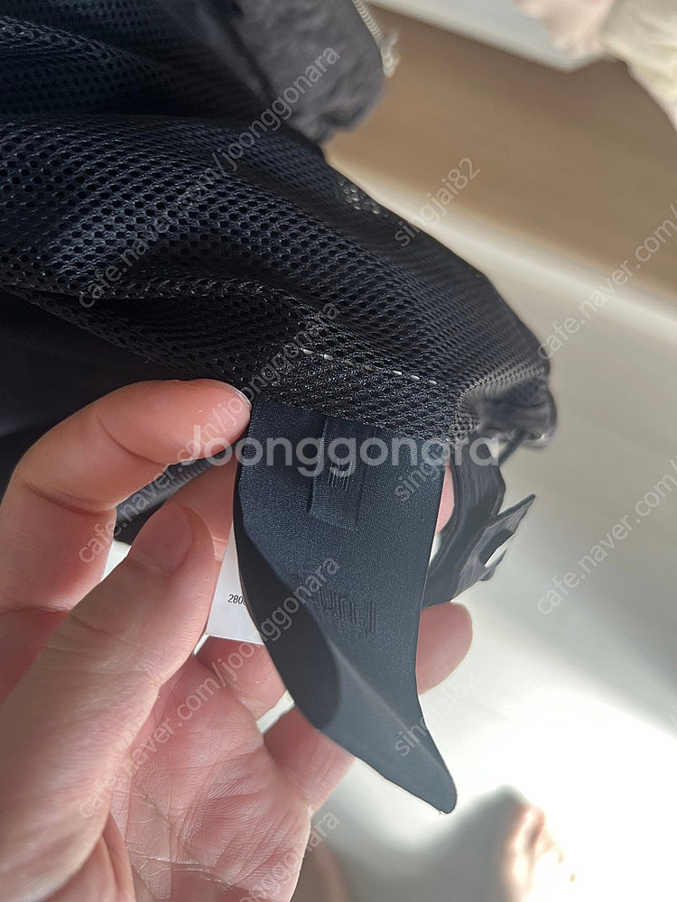 준지 나일론 후드 집업 블랙 M--3