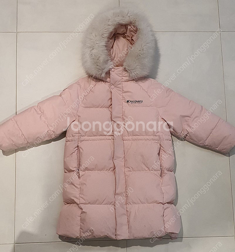 디스커버리 키즈 여아 구스다운 롱패딩 130--0