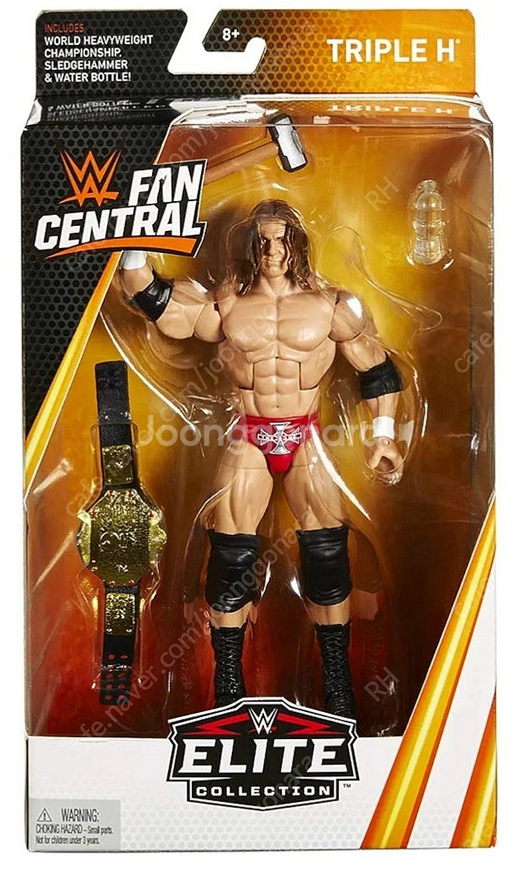 (미개봉) wwe 마텔 팬 센트럴 트리플H 피규어 팝니...--0