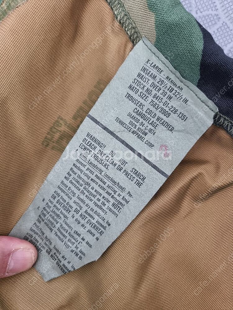 미군 고어텍스 하의 바지--6