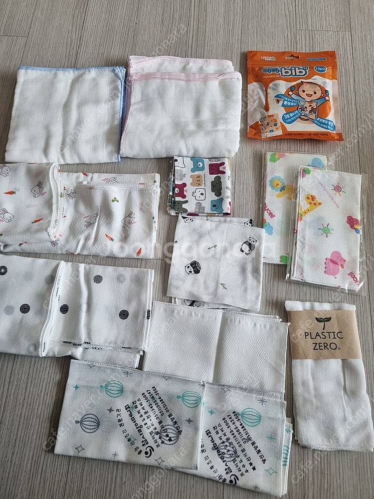 아기 턱받이 가재 손수건 스카프빕 일괄--3