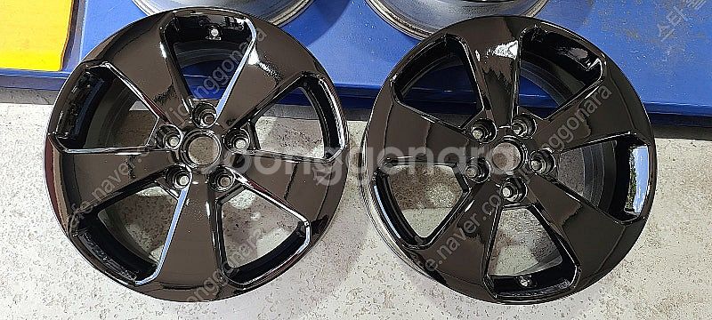 크루즈 디젤 블랙유광 17인치 순정휠 대품판매20만원--2