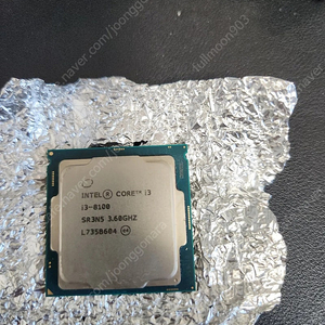 인텔 I3 8100 CPU 팝니다