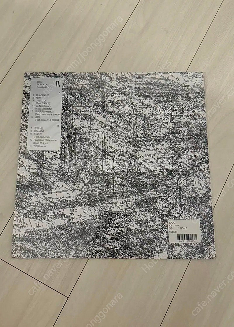 택포] 우원재 woo black out LP 단순개봉--1