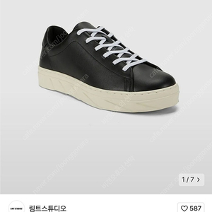 LIMT STUDIOS Austin Black Leather Sneakers