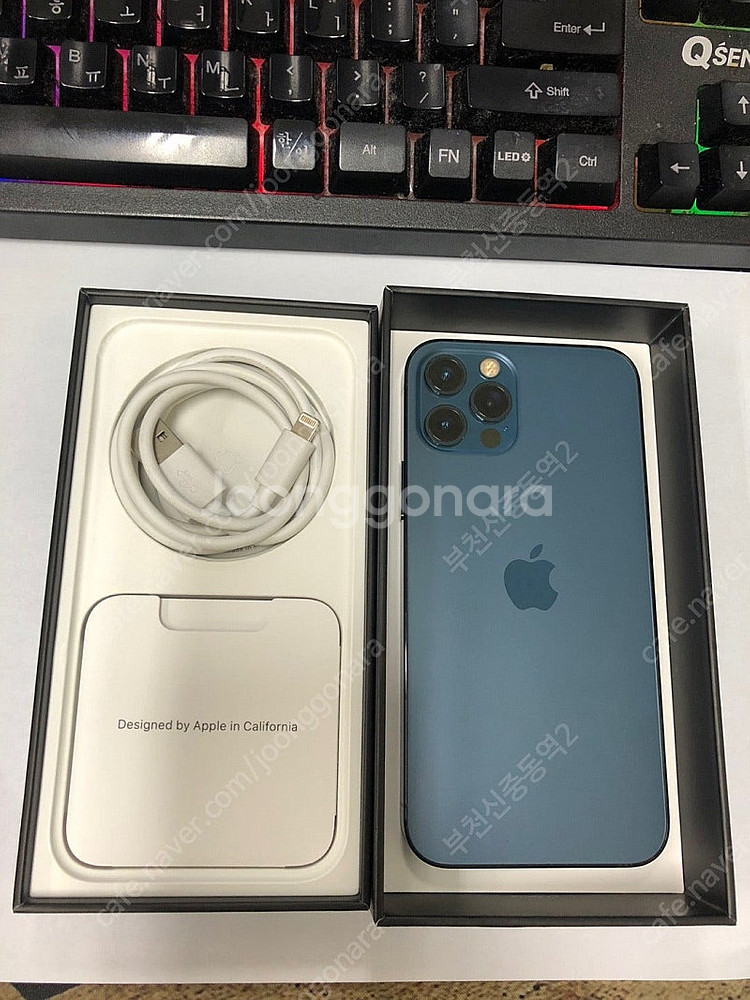 030314 아이폰12프로 블루 외관깨끗 256GB 무...--0