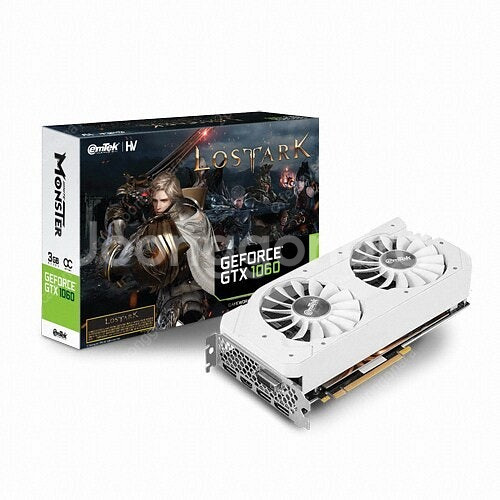 (개인,택포)이엠텍 지포스 GTX 1060 화이트몬스터...--0