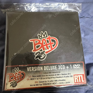 마이클 잭슨 (Michael Jackson) - Bad : 25주년 기념앨범 [3CD+DVD Deluxe Edition] 앨범 판매합니다!