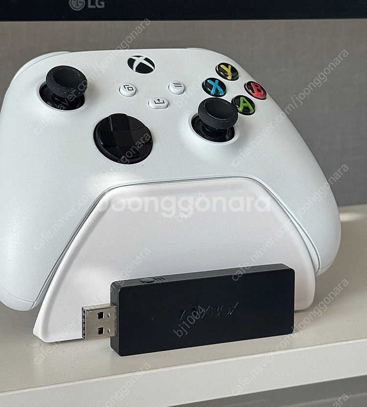 Xbox 4세대 컨트롤러&정품 어댑터--0