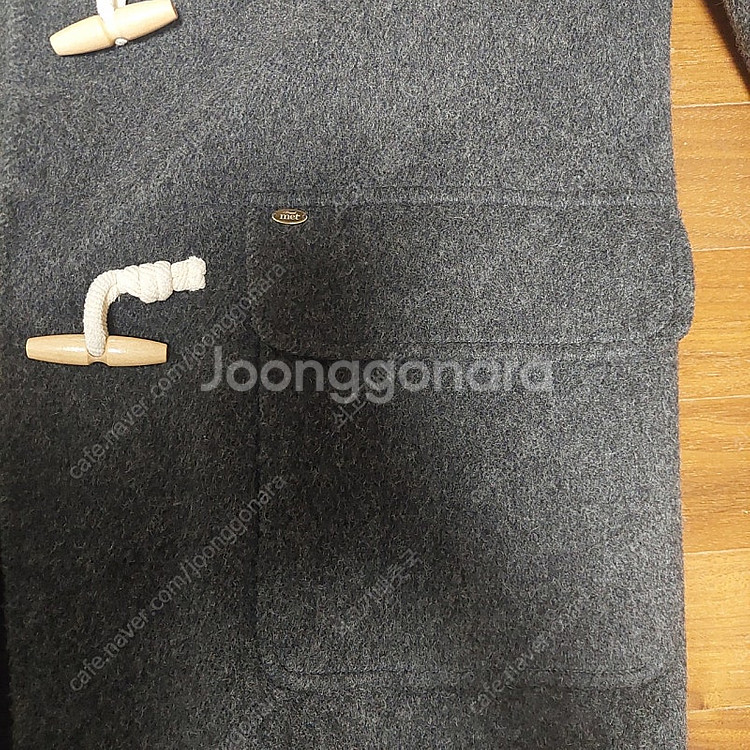 메타퍼 핸드메이드 후드 더플 코트 택배비포함10만5천원...--4