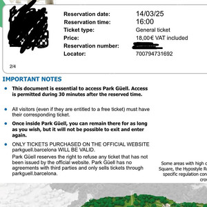 구엘공원/ 25.3.14 티켓 (최대 4장)