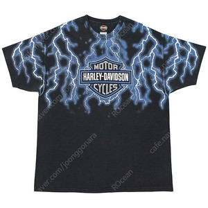 [XXL] 2006 USA Roeder Harley Davidson Sandusky, Ohio Lightning T-Shirt 로더 할리데이비슨 오하이오 샌더스키 라이트닝 티셔츠