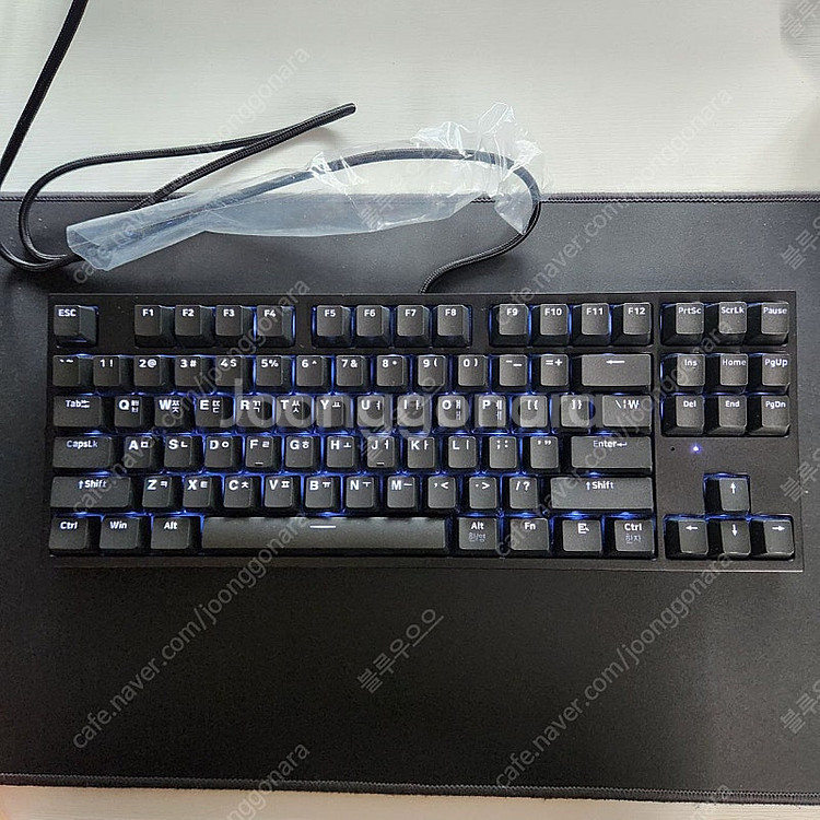 COX CK87 블랙 게이트론 갈축 기계식 키보드 팝니...--4