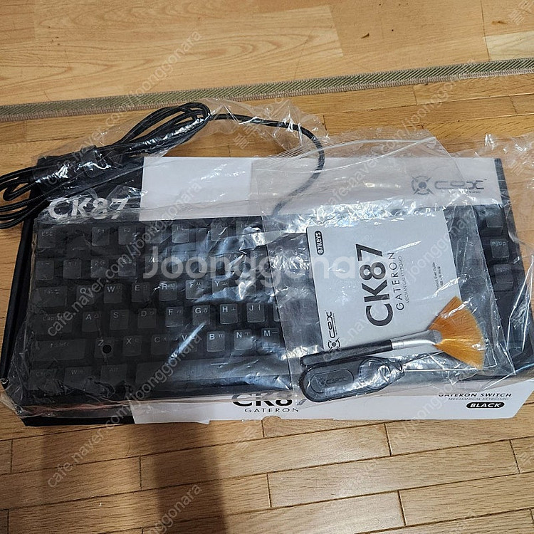 COX CK87 블랙 게이트론 갈축 기계식 키보드 팝니...--5