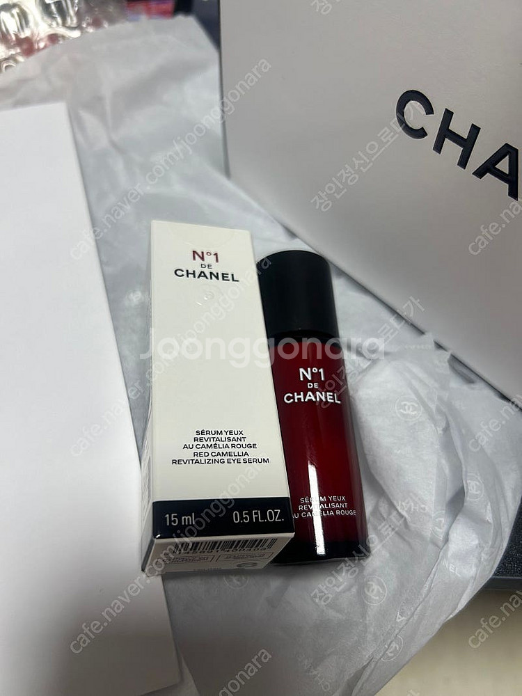 새상품 샤넬 레드까멜리아 아이세럼--1