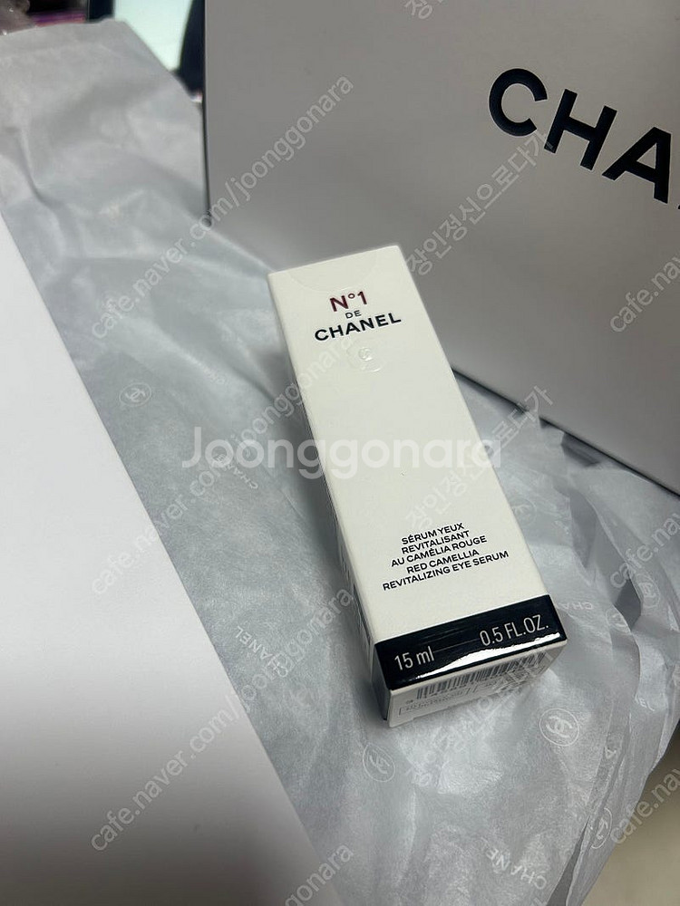 새상품 샤넬 레드까멜리아 아이세럼--2