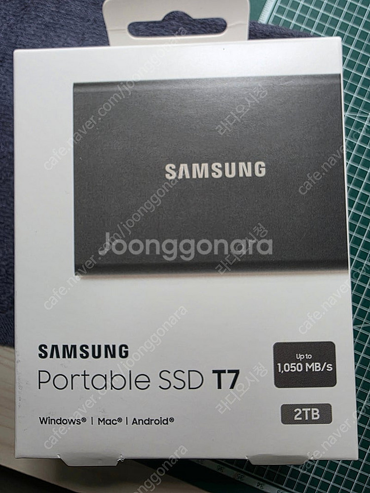 삼성 portable ssd T7 2TB (미개봉)--0