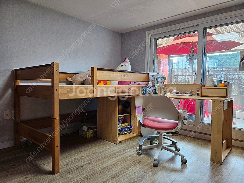 숲소리 벙커침대와 책상세트--1