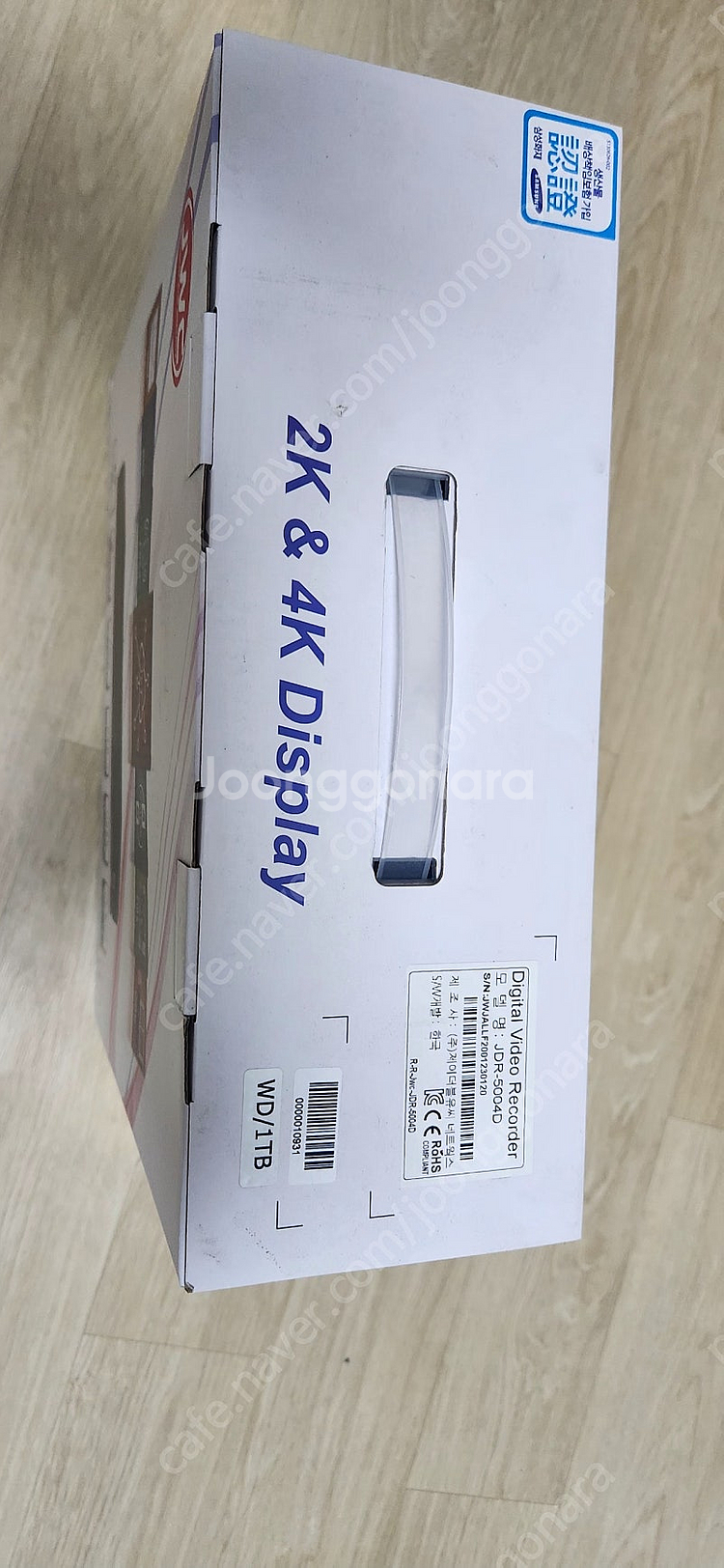 jdr-5004d cctv jwc 4채널 녹화기 팝니다--2