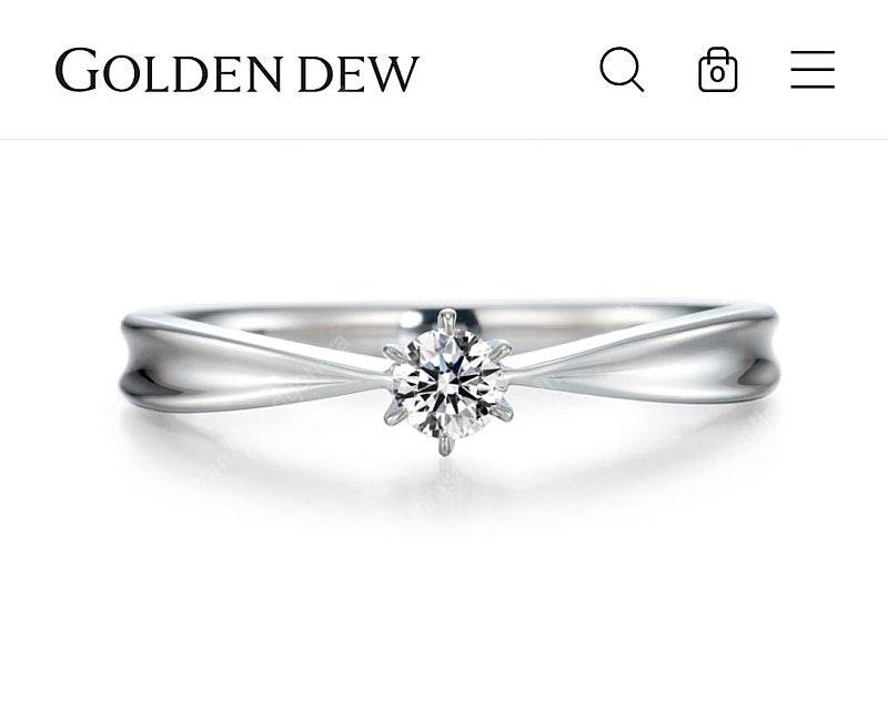 가격인하 골든듀 웰리아 18k반지 화골 1c다이아몬드.포인트사용x--2