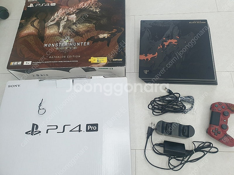 ps4 pro monster hunter 한정판--3