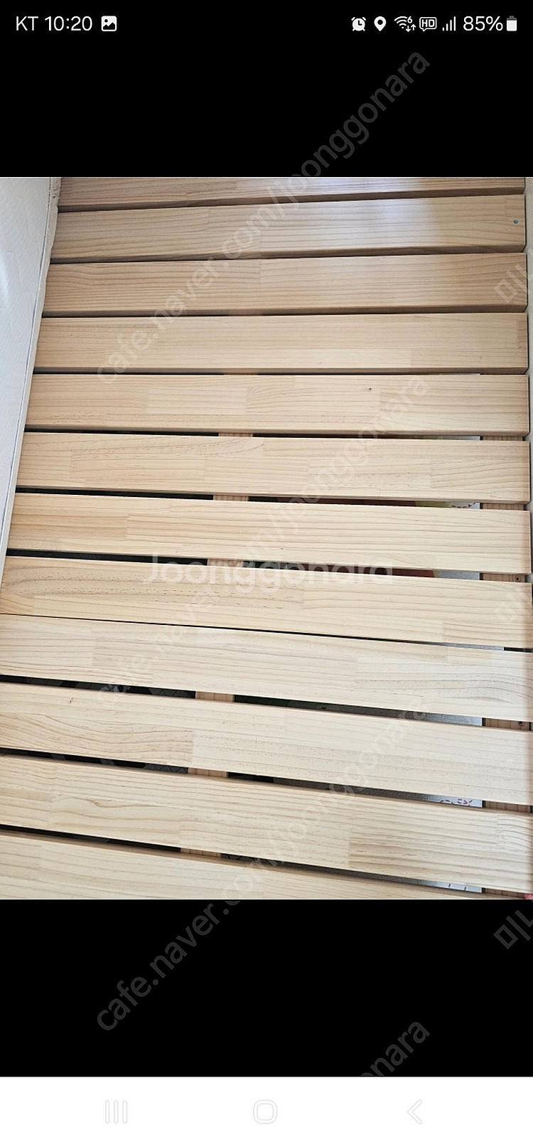 솜트리 소나무 유아 침대 (매트리스+가드 포함)--2