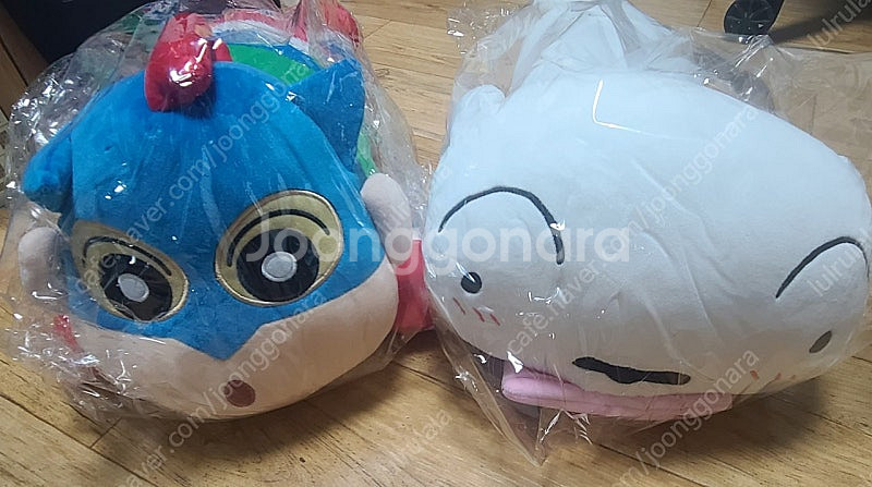 짱구/흰둥이 대형바디필로우2개일괄--1