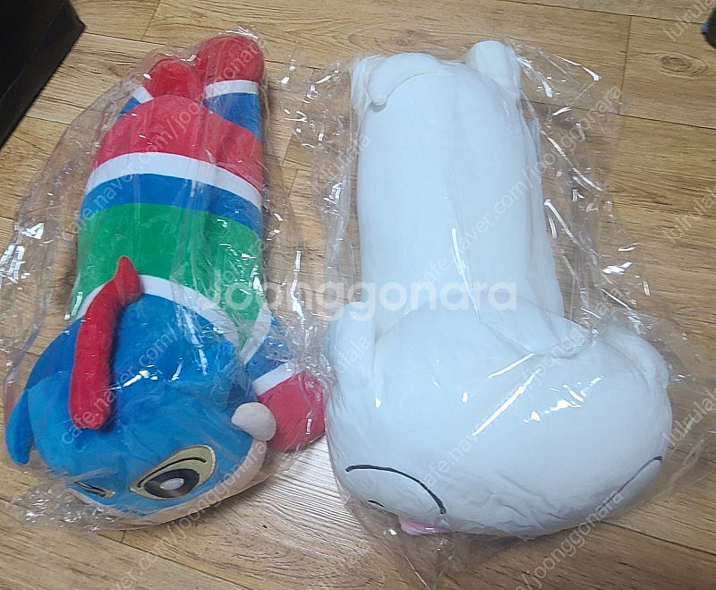 짱구/흰둥이 대형바디필로우2개일괄--2