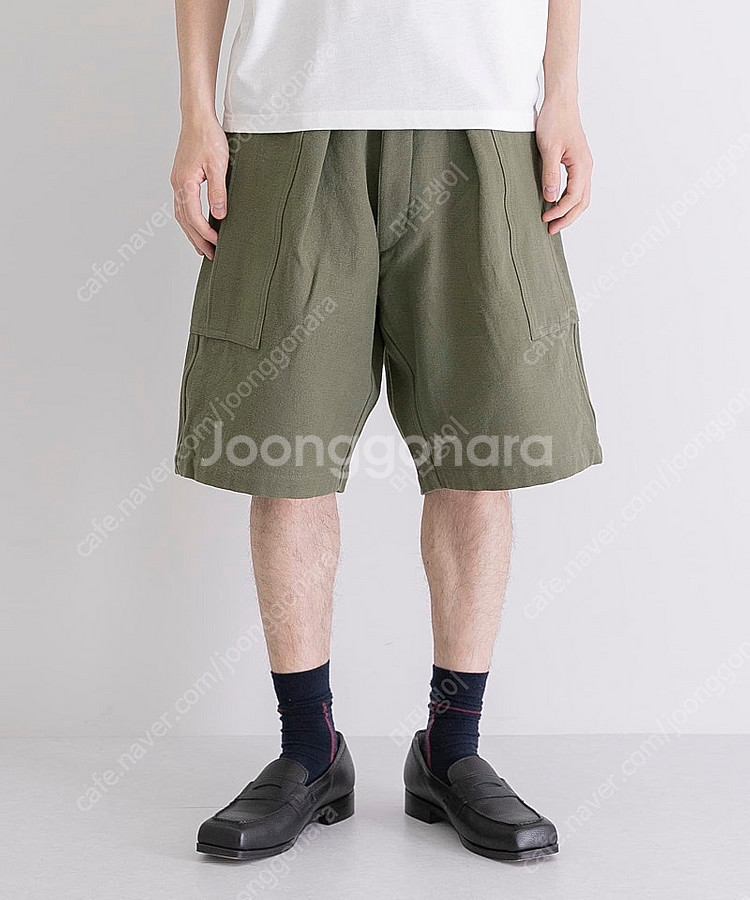 헤릴 HERILL Cargo Shorts 베이지, 올리...--2