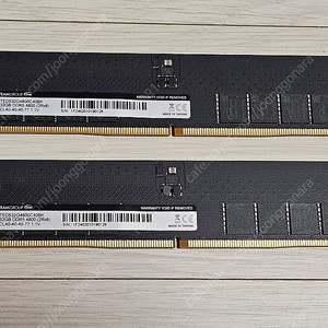 팀그룹 DDR5 4800 32g x 2개 (64g)