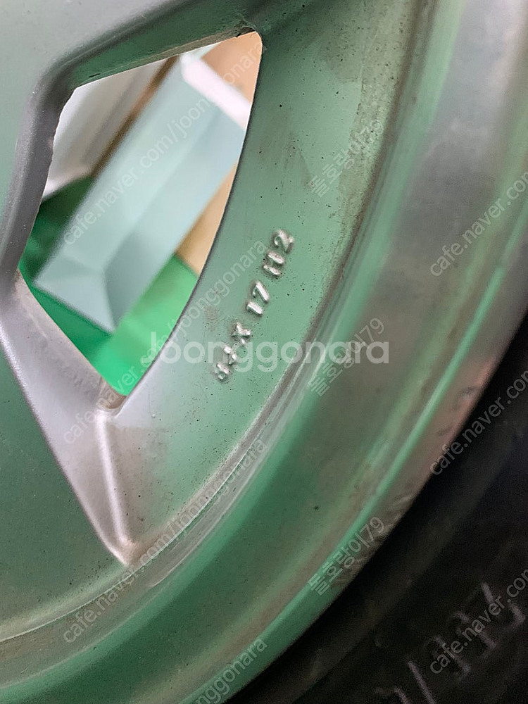 벤츠 17인치 AMG AERO1 HAMMER 떡판휠 정...--2