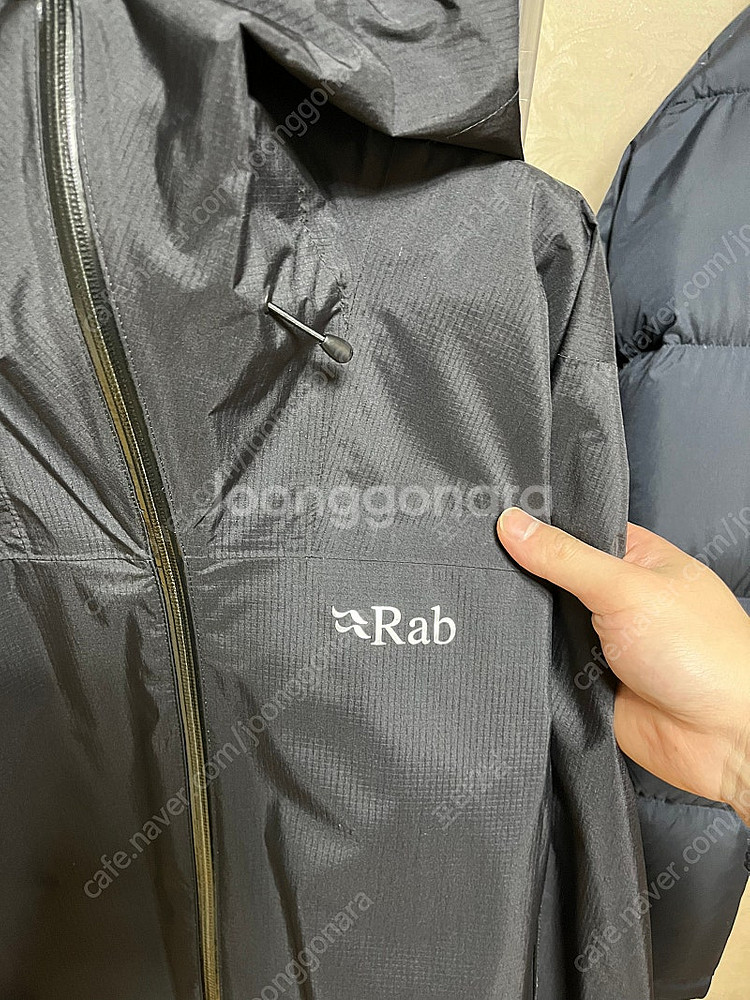 M RAB 다운포어 블랙--2
