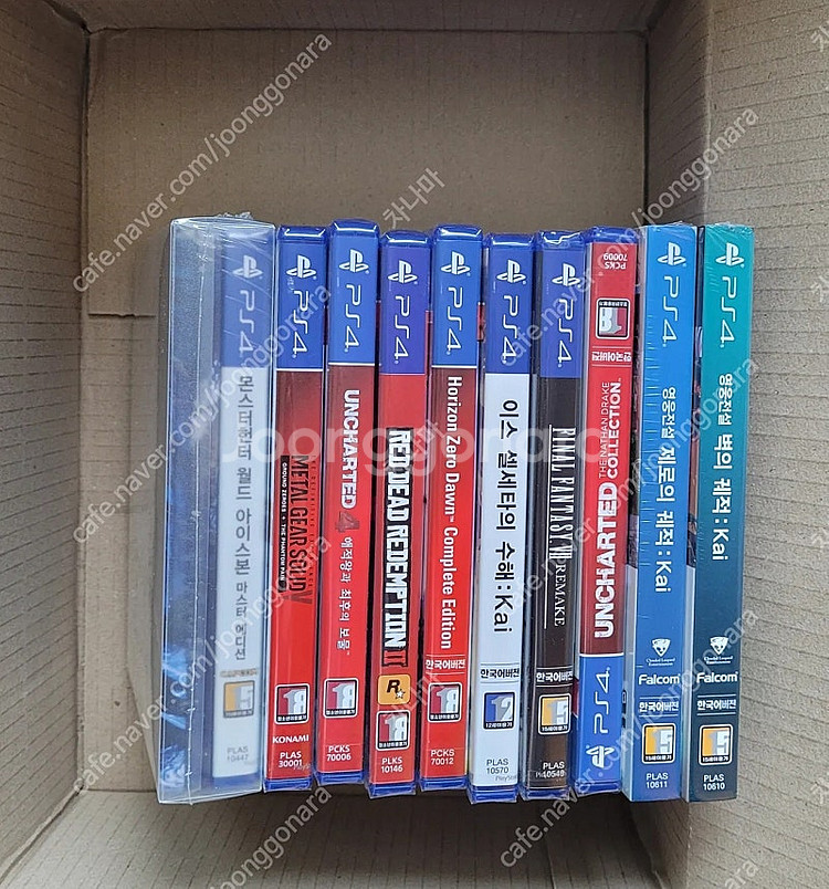 PS4 미개봉 타이틀 일괄로 판매합니다.--0