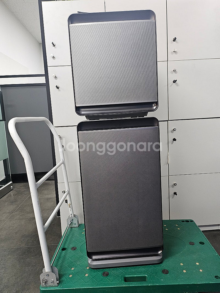 삼성 큐브 공기청정기 세트 무풍 비스포크 그레이--0