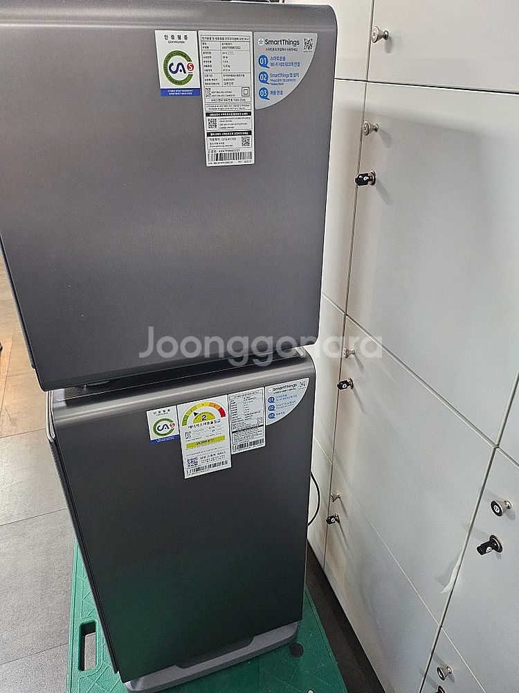 삼성 큐브 공기청정기 세트 무풍 비스포크 그레이--5