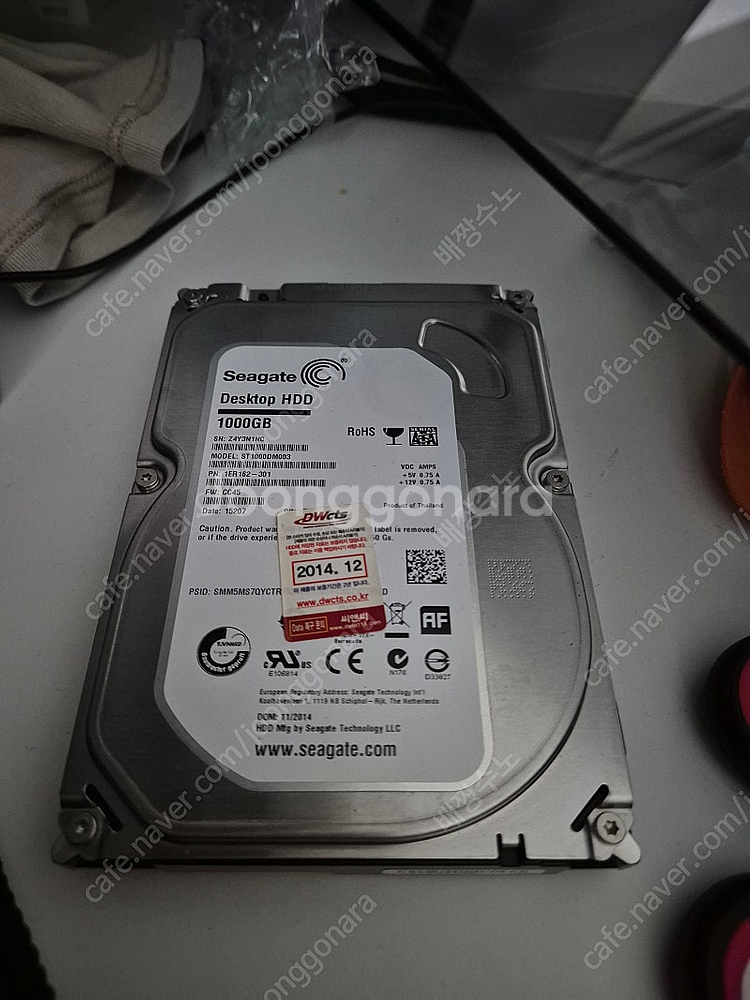 씨게이트 3.5인치 hdd 1tb 1만원--0