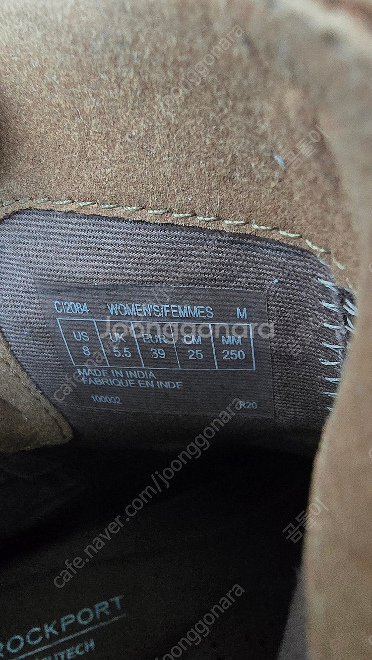 락포트 여성 앵클부츠 250mm 미사용--8